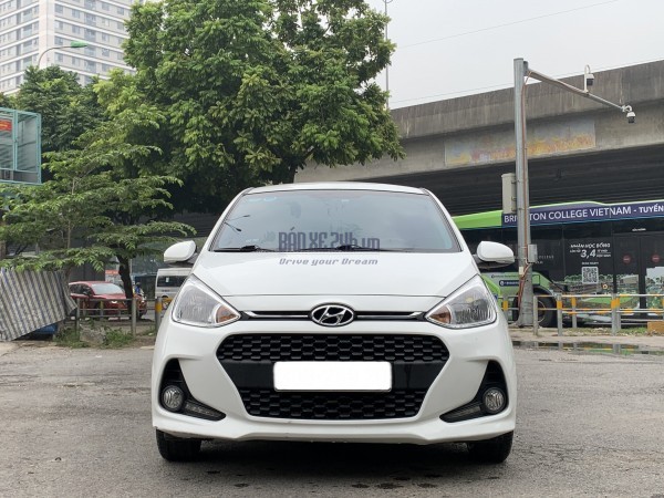 Bán xe Hyundai I10 1.2 AT 2020 mầu trắng nội thất nâu đỏ